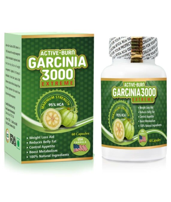 Active Burn Garcinia 3000 Extreme Weight Loss Capsules
