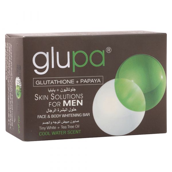 Description GLUPA (GLUTATHIONE + PAPAYA) SOAP Finally the two most powerful antioxidants and skin whitening agents have come together in one breakthrough product, GLUPA. That’s one powerful combination, giving you anti aging and skin whitening results like never before