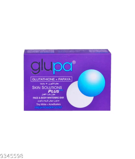 Glupa Glutathione + Papaya Skin Solution Plus Whitening Soap – 135g