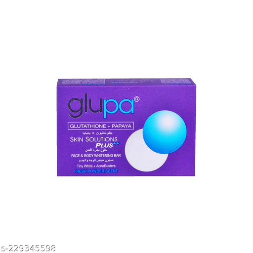Glupa Glutathione + Papaya Skin Solution Plus Whitening Soap - 135g