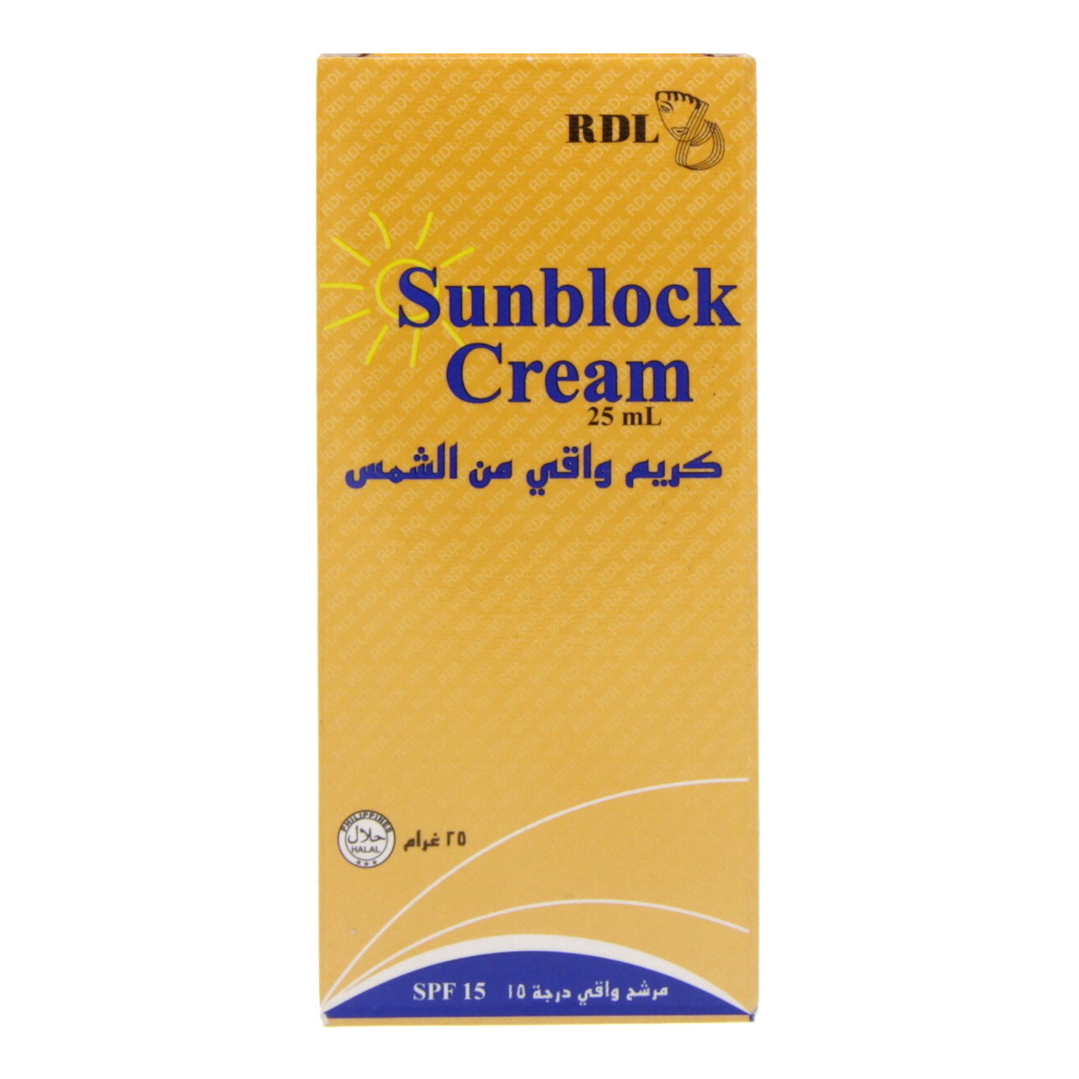 Rdl Sunblock Cream Spf15 25 ml