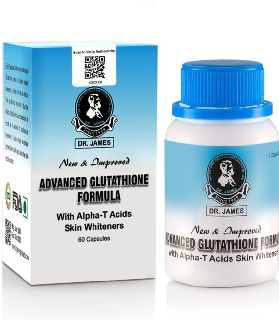 Dr James GMP Glutathione Skin Whitening Pills