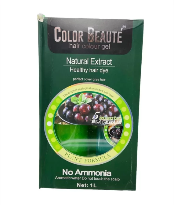 Color Beaute HEALTHY HAIR DYE PLANT FORMULA NEW , BLACK
