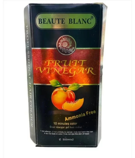 BEAUTE BLANC Fruit Vinegar Gel Hair Color 500ml – Black