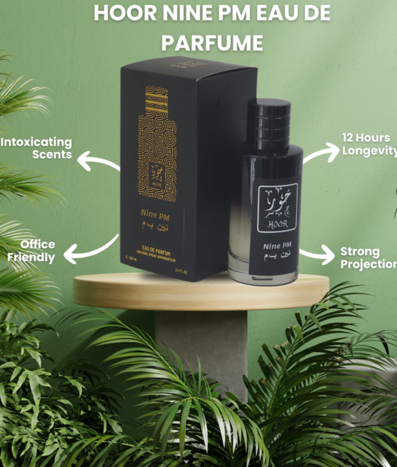 Nine pm Eau de Parfum by Hoor- 100 ml