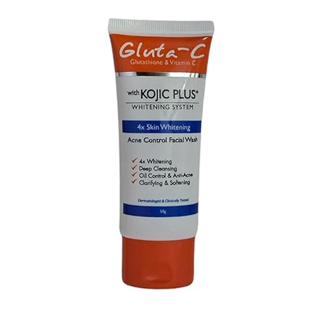 Gluta-C Acne Control Face Wash - Glutathione & Vitamin C with Kojic Plus