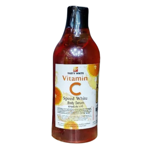 Party White Vitamin C Body Serum 500ml | Brightening Formula for Radiant Skin