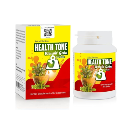 Health Tone Weight Gain Capsules - 100% Herbal Formula for Natural Weight Support