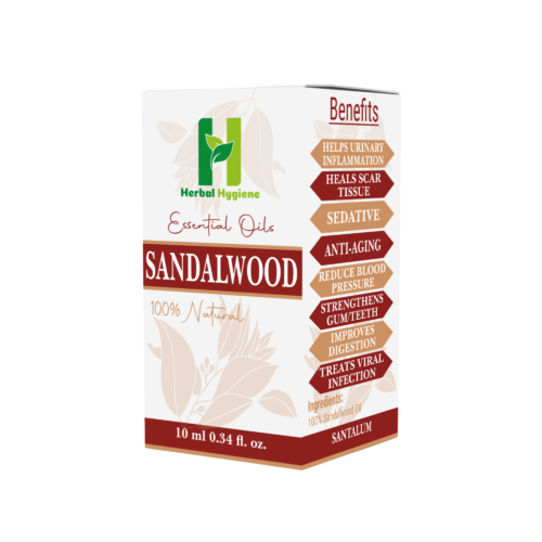 Sandalwood Essential Oil - 100% Pure & Natural | Aromatherapy & Skin Care Oil - 10ml