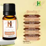 Ginger Essential Oil - Pure & Natural Aromatherapy Oil | Herbal Hygiene 10ml