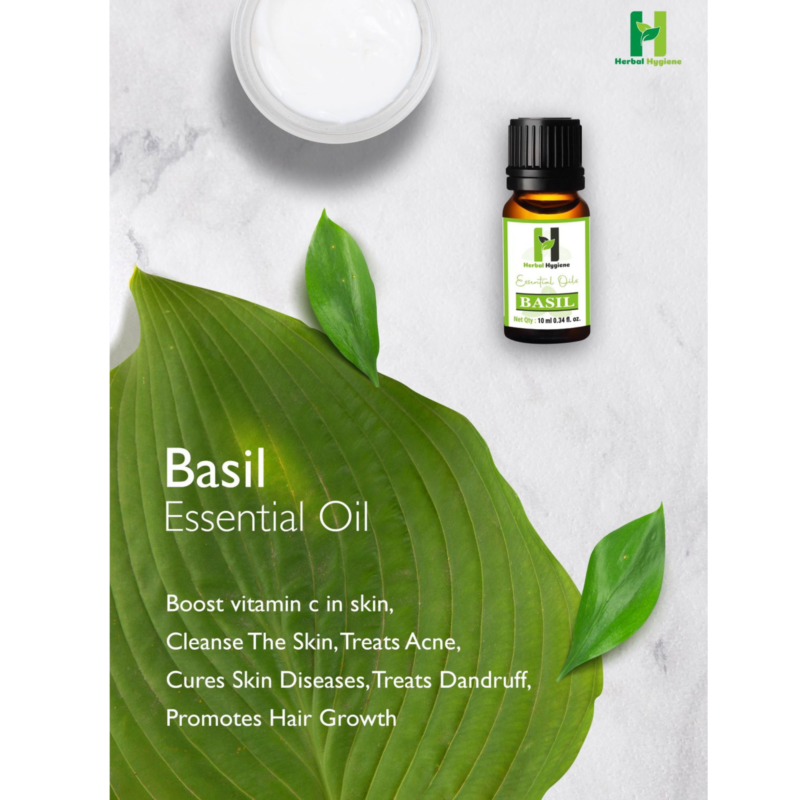 Pure Basil Essential Oil