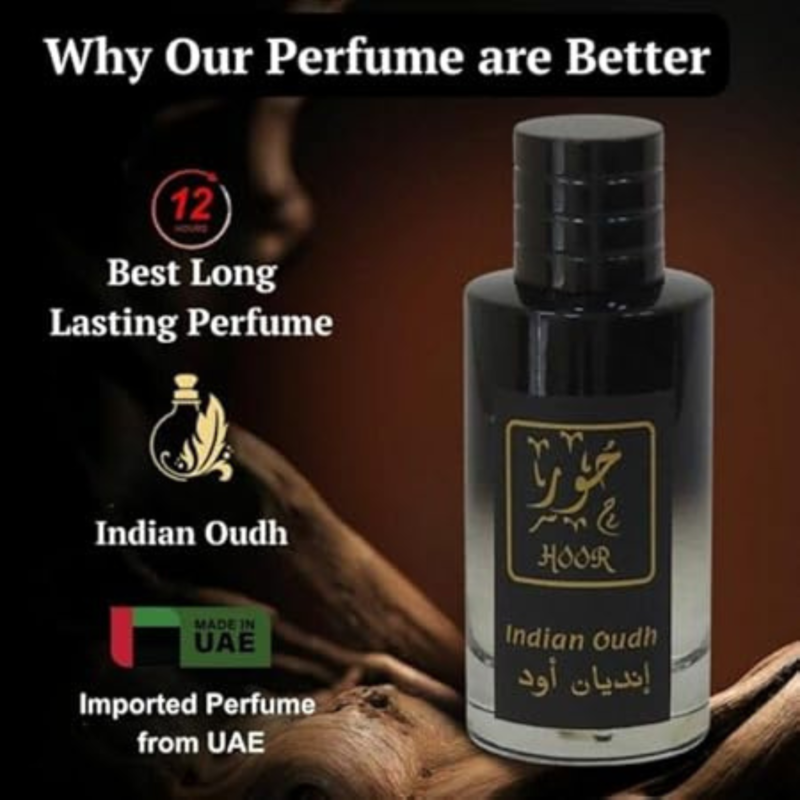 Hoor Indian Oudh Eau de Parfum - 100ml | Long-Lasting Luxury Fragrance for Men and Women