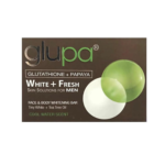 Glupa White + Fresh Men’s Face & Body Soap with Papaya & Glutathione | 100g