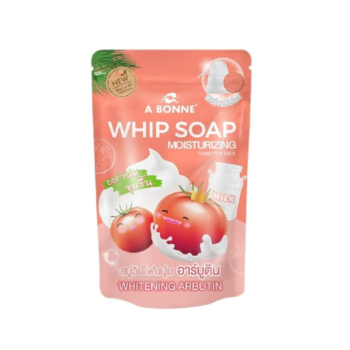 A Bonne Moisturizing Tomato & Milk Whip Soap 100g | Gentle Cleansing Bath Soap