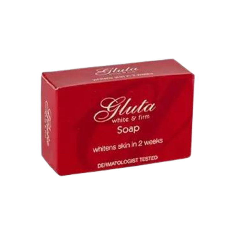 Gluta White & Firm Glutathione Soap - Skin Brightening Bar, 135g