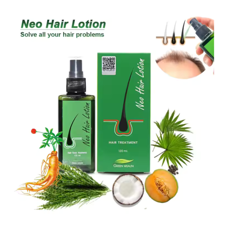 Green Wealth Neo Hair Lotion – Original Formula from Thailand, 120ml | Natural Hair Care